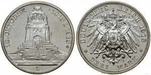 Německo, 3 marky, 1913 E, Muldenhütten