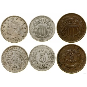 United States of America (USA), set of 3 coins, Philadelphia