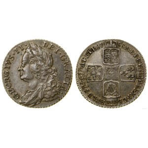 Wielka Brytania, 1 szyling, 1758