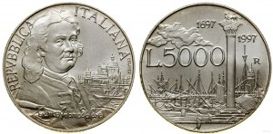 Italy, 5,000 lira, 1997 R, Rome