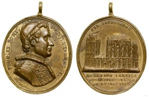 Germany, medal minted to commemorate the 600th anniversary of the construction of Cologne Cathedral, 1848