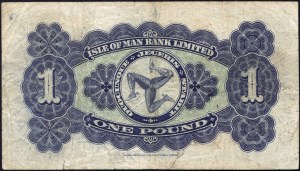 Isle of Man. 1939 1 Pound Prefix C/3