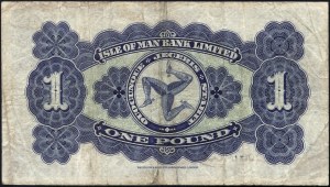 Isle of Man. 1950 1 Pound Prefix T/3