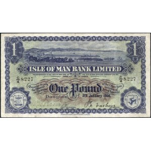 Isle of Man. 1956 1 Pound Prefix C/4
