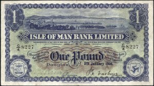 Isle of Man. 1956 1 Pound Prefix C/4
