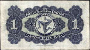 Isle of Man. 1956 1 Pound Prefix C/4