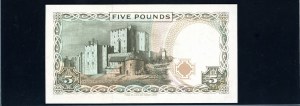 Isle of Man. 1991 5 Pounds Prefix H