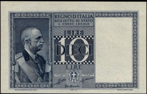 Italy. 1935-44 10 Lire Prefix 28