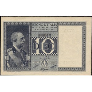 Italy. 1935-44 10 Lire Prefix 738