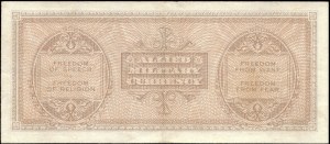 Italy. 1943 A 100 Lire Prefix AB Allied Military Currency