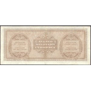 Italy. 1943 A 50 Lire Prefix AA Allied Military Currency