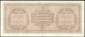 Italy. 1943 A 50 Lire Prefix AA Allied Military Currency