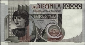 Italy. 1976 10000 Lire Prefix FA P
