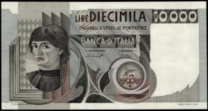 Italy. 1976 10000 Lire Prefix HA N