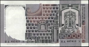 Italy. 1976 10000 Lire Prefix HA N