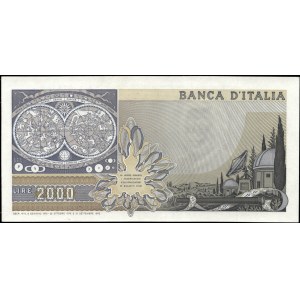Italy. 1976 2000 Lire Prefix AA Q