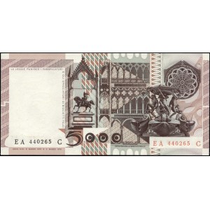 Italy. 1979 5000 Lire Prefix EA C