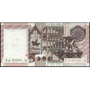 Italy. 1980 5000 Lire Prefix FA H