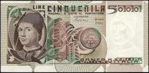 Italy. 1982 5000 Lire Prefix QA N