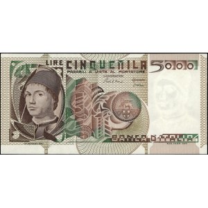 Italy. 1982 5000 Lire Prefix QA N