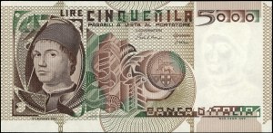 Italy. 1982 5000 Lire Prefix QA N