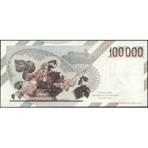 Italy. 1983 100000 Lire Prefix BD E