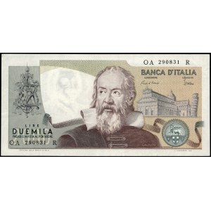 Italy. 1983 2000 Lire Prefix OA Q