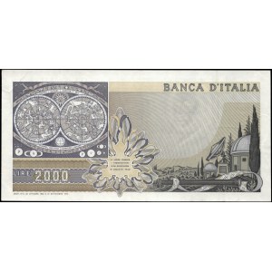 Italy. 1983 2000 Lire Prefix OA Q