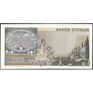 Italy. 1983 2000 Lire Prefix VA W