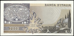 Italy. 1983 2000 Lire Prefix VA W