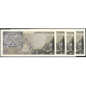 Italy. 1983 2000 Lire Prefix YA Z 4 Consecutive Pieces