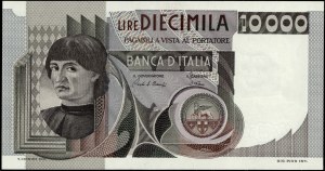 Italy. 1984 10000 Lire Prefix BC R