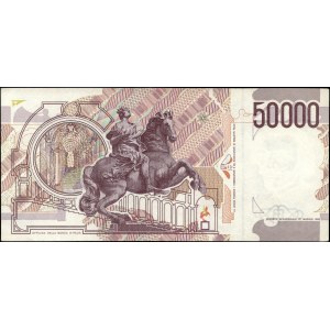 Italy. 1992 50000 Lire Prefix XC A Replacement