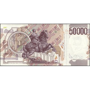 Italy. 1992 50000 Lire Prefix XC A Replacement