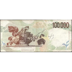 Italy. 1994 100000 Lire Prefix XB A Replacement