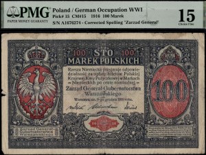 Poland. 1916 100 Marek Zarzad General