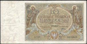 Poland. 1929 10 Zlotych Prefix EP