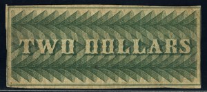 United States of America. 1862 2 Dollars Bullion Bank Washington DC US Civil War
