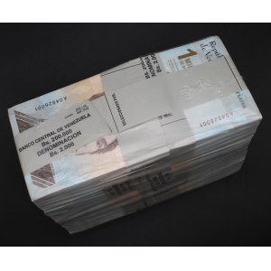 Venezuela. 1 Million Bolivares 2020 Consecutive BRICK 1000 Pieces