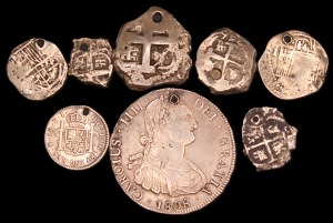 Bolivia & Spain. 1530s-1816 8 Coins 1 2 4 & 8 Reales Silver