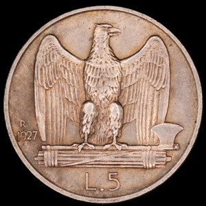Italy. 1927 5 Lire R Rome