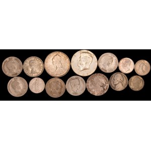 World. Silver Lot 19-20th Century 71.59 Grams Silver