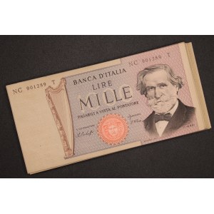 Italy. 1971 1000 Lire Lot 63 Pieces