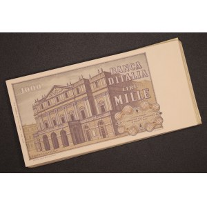 Italy. 1971 1000 Lire Lot 63 Pieces