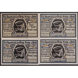 Poland. Słupsk 50 75 Fenigow 1,5 & 2 Marki 1921