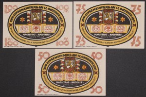 Poland. Kietrz 50 75 100 Fenigow 1921