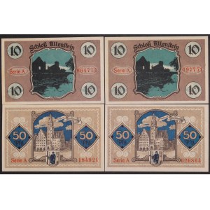Poland. Olsztyn 2x 10 50 Fenigow 1921