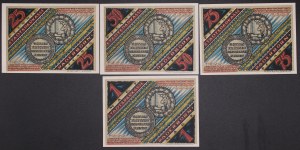 Germany. 1622 (1921) Taler Series 25 50 75 Pfennig 1 Mark