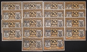 Poland. Nowa Sól 50 Fenigow 1921 Lot 18 Pieces