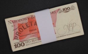 Poland. 1986 100 Zlotych Bundle 101 Pieces